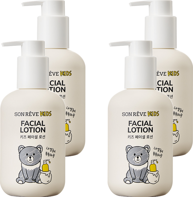 쏭레브 키즈 페이셜 로션, 200ml, 4개