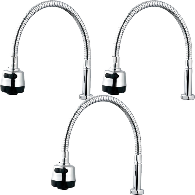 교체용 코브라 일체형 주방수전, 3개