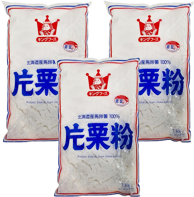 King Foods 王印 片栗粉, 1000g, 3包