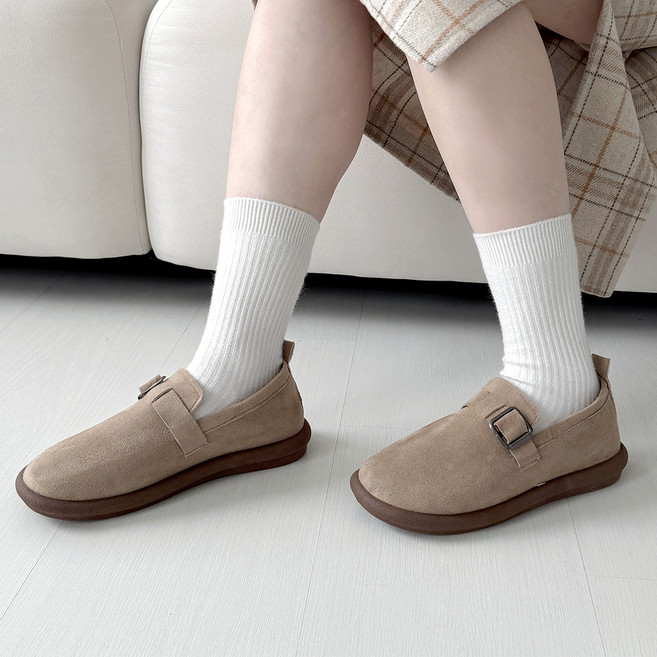 Aboutshoe 女款繫帶樂福鞋 TSP1433