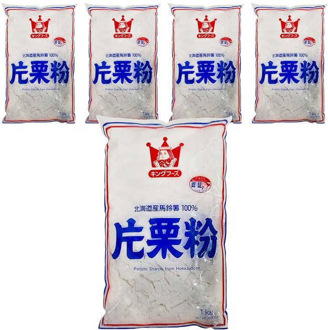 King Foods 王印 片栗粉, 1000g, 5包
