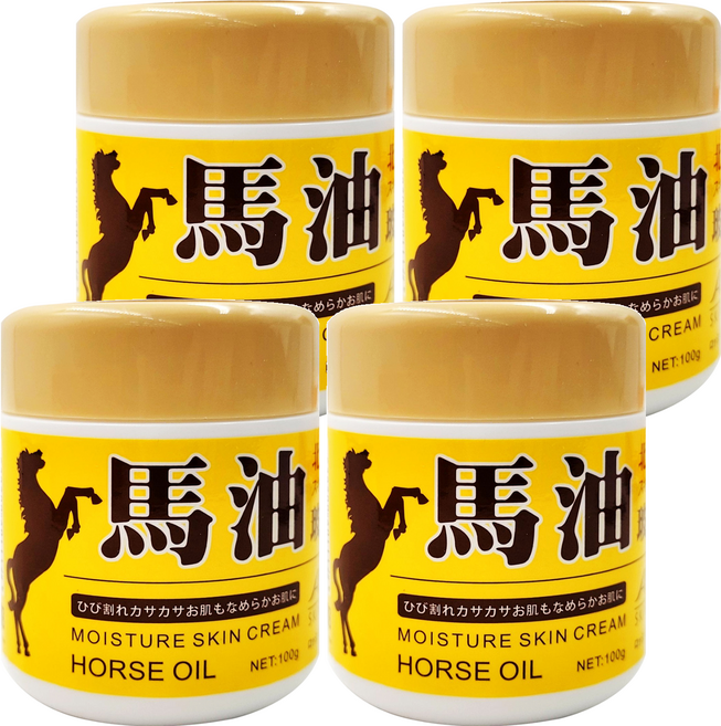 ADD Plus 馬油滋養修護霜 100g 北海道馬油 全膚質適用 全面保濕, 4罐