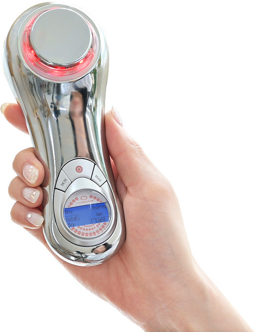 비타그램 프리미엄 충전형 갈바닉 피부 마사지기, VG-GA1100, 혼합색상