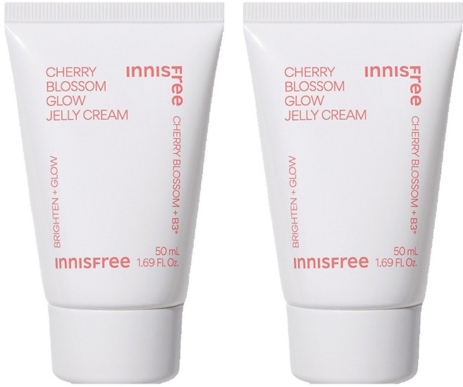 [비건뷰티] 이니스프리 New 왕벚꽃 글로우 젤리 크림, 50ml, 2개
