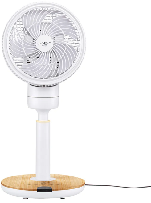 MOLIJIA 魔力家 全自動DC變頻無刷直流循環風扇 M186 9吋 落地型 木紋款