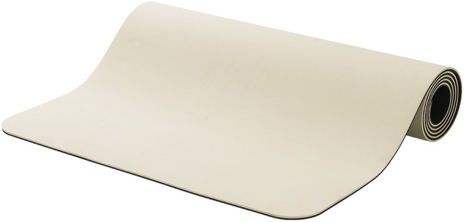 코멧 스포츠 TPE 투톤 요가매트 6 mm, 베이지+차콜, 1개