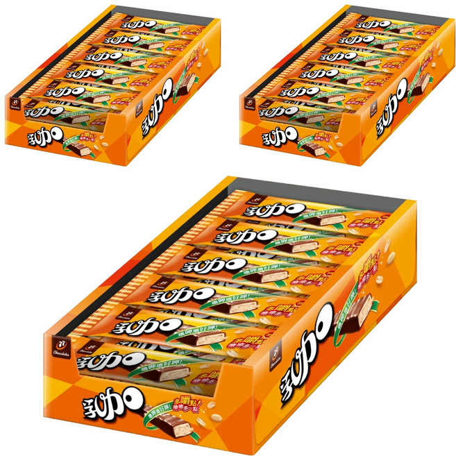 77 乳加 巧克力 24個, 897.6g, 3盒