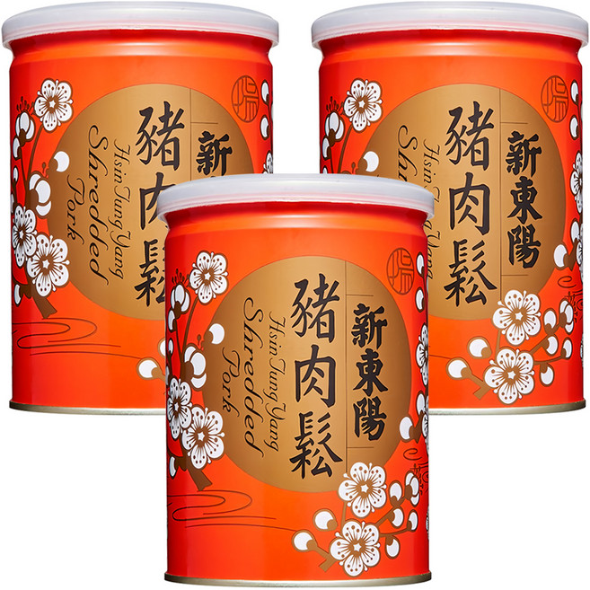 新東陽 精緻豬肉鬆, 180g, 3罐