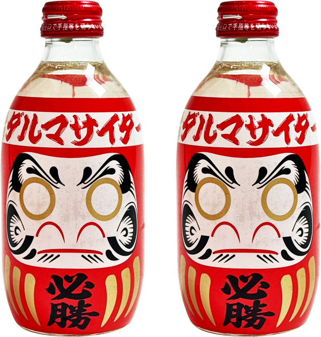 木村飲料 達摩汽水 紅色, 300ml, 2瓶