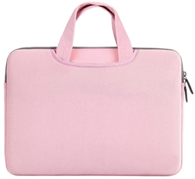 디스트 네오프렌 핸들 노트북 파우치, 핑크, 15.6in, 1개
