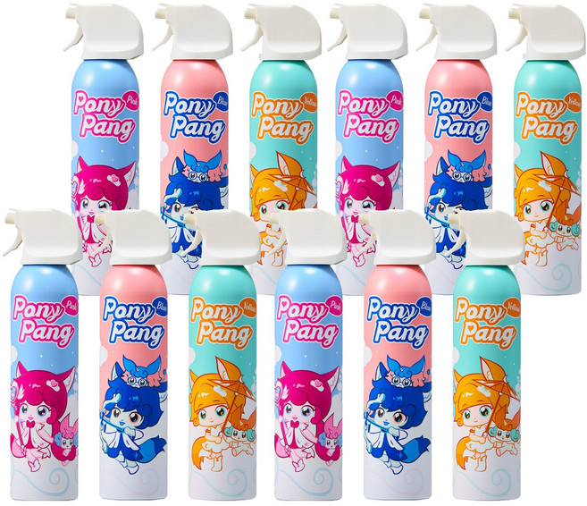 포니팡 버블클렌저 오션팡+나나팡+핑키팡, 12개, 200ml