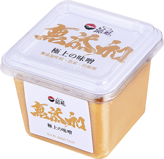菊鶴 無添加味噌 台灣國產白米 非基改黃豆, 500g, 1盒