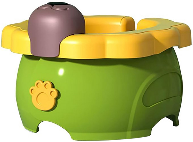 哩哩摳摳 LILIKOKO 兒童摺疊馬桶 便攜式 寶寶如廁訓練, 綠色, 1個