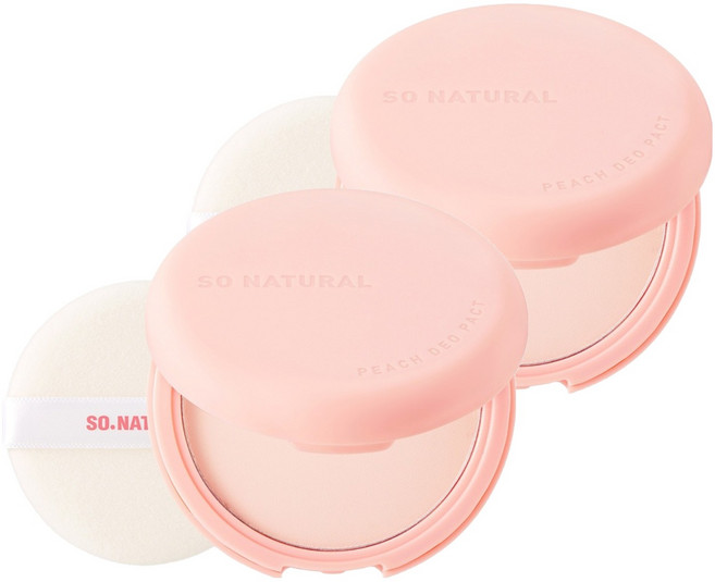 쏘내추럴 복숭복숭 데오팩트 파우더타입데오, 10g, 2개