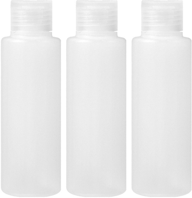 comet 掀蓋式分裝瓶 100ml, 透明色, 3個