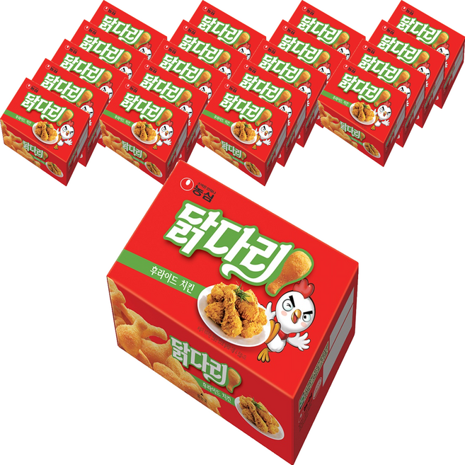NONGSHIM 農心 雞腿造型餅乾 炸雞風味, 66g, 20個
