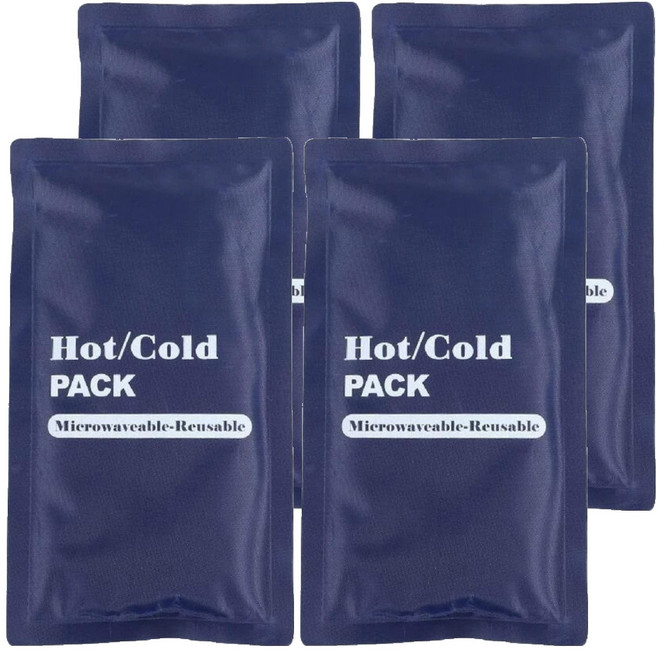 冰敷熱敷袋 藍色, 4個