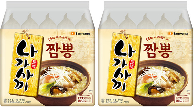 삼양 나가사끼 짬뽕 115g, 10개