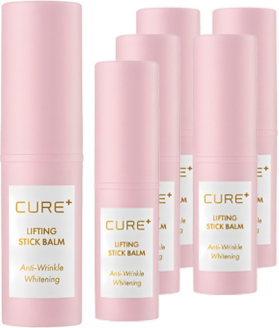 김정문알로에 라 센스 로에 큐어 리프팅 스틱 밤, 9g, 6개