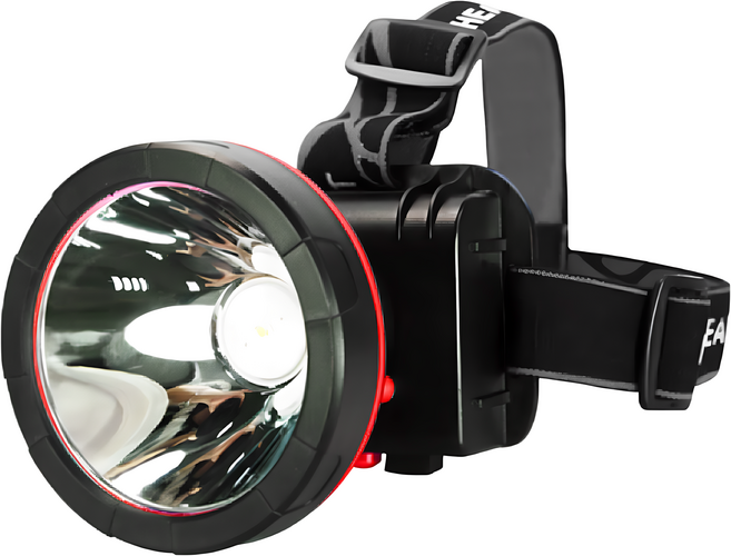 Kinyo 吸塑 LED高亮度大頭燈 LED-810, 白光, 1個