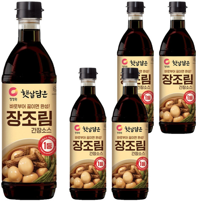햇살담은 장조림간장소스, 800ml, 5개