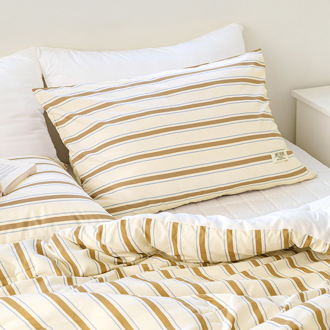 The Zari 世紀中期現代條紋枕頭套