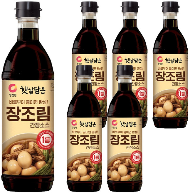 햇살담은 장조림간장소스, 800ml, 6개