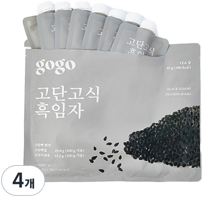 고단고식 흑임자 1세트, 315g, 4개