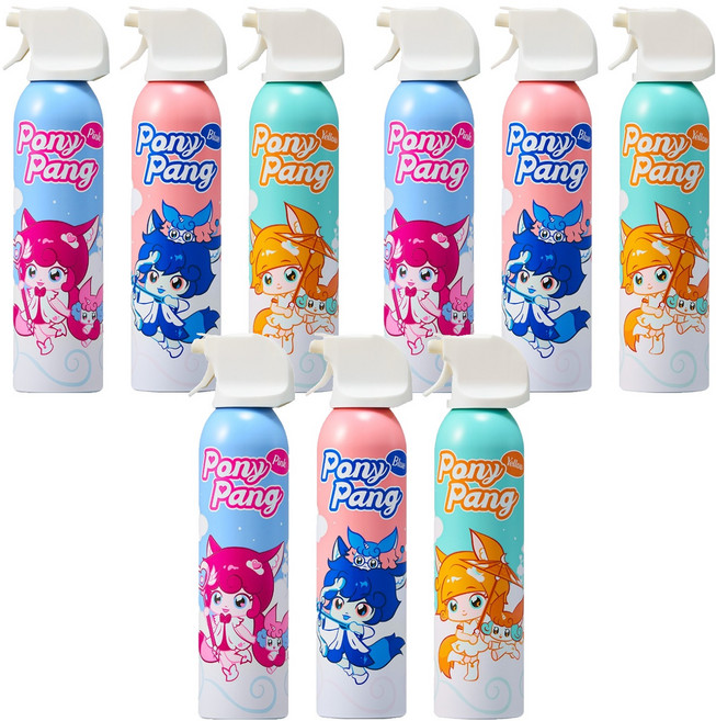포니팡 버블클렌저 오션팡+나나팡+핑키팡, 9개, 200ml