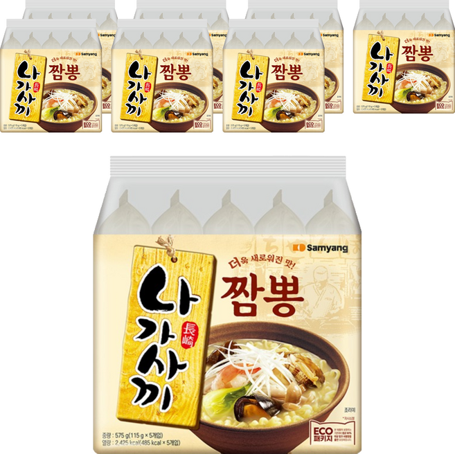 삼양 나가사끼 짬뽕 115g, 40개