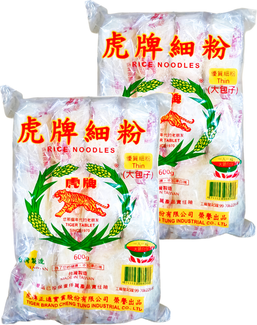 TIGER FOOD 虎牌 細粉 大包子 12包, 600g, 2袋