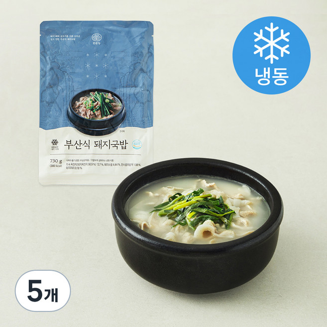 부산식 돼지국밥 (냉동), 730g, 5개