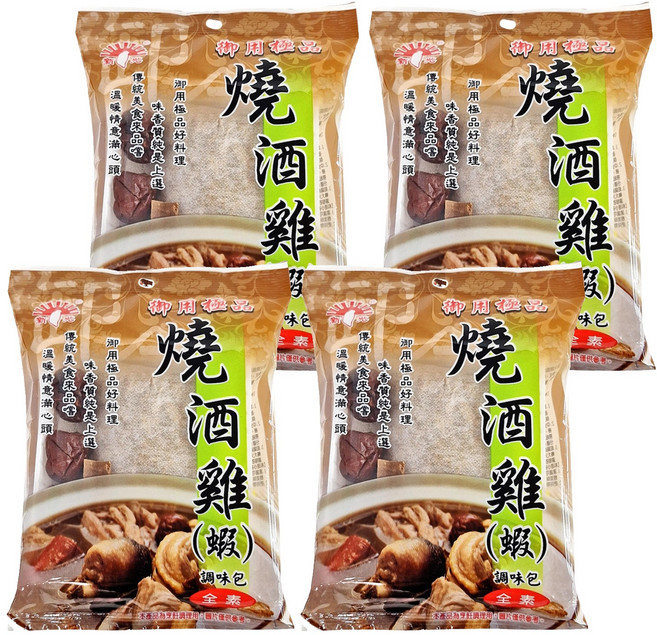 新光洋菜 燒酒雞/蝦 調味包, 60g, 4包
