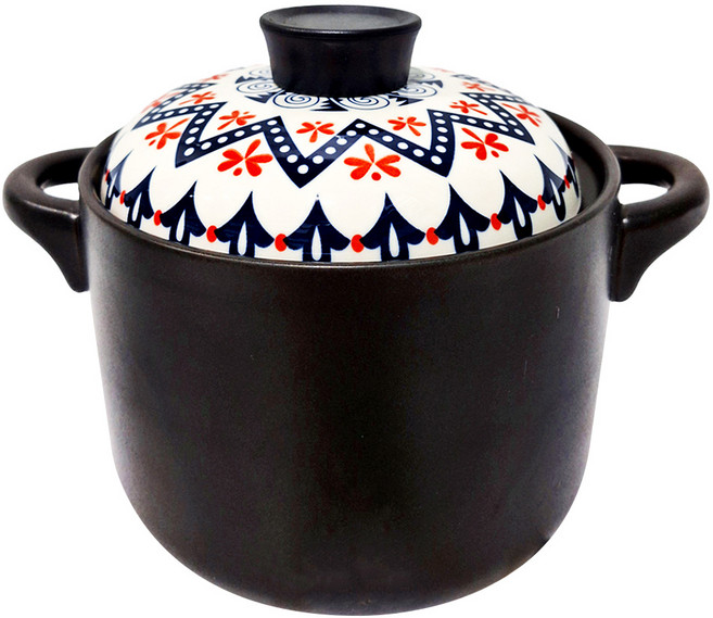 Royal Duke 有古窯鋰輝石日式直身砂鍋 繽紛時光 3.5L, 1個