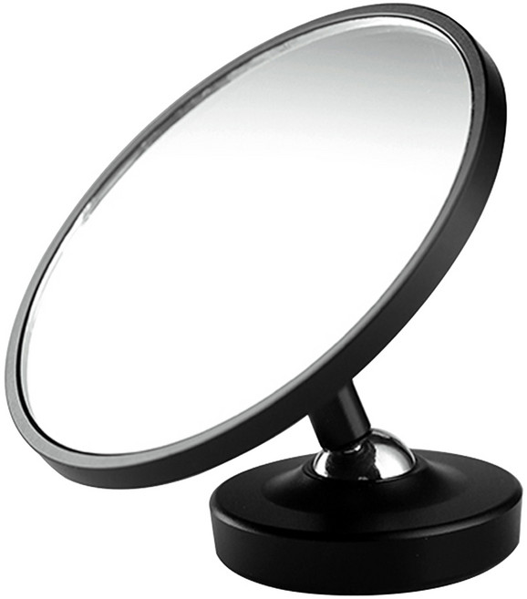 칼딘 에스프레소 채널링 프로페셔널 샷 원형 미러 + 자석판 + 스탠드 세트, 매트 블랙(미러), 1세트