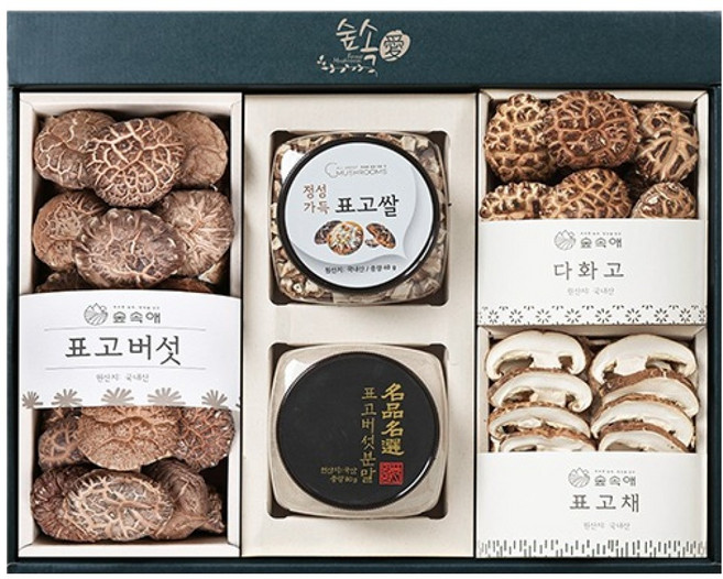 6위 - 영진표고숲속애 표고 5종 모둠세트 305g, 1세트