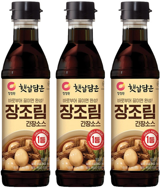 햇살담은 장조림간장소스, 400ml, 3개