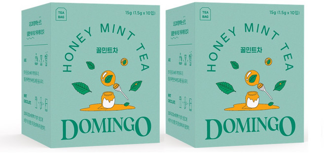도밍고 꿀 민트차, 1.5g, 10개입, 2개