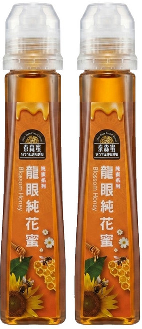 Thai Forest Honey 泰森蜜 純蜜系列 龍眼純花蜜, 130g, 2瓶