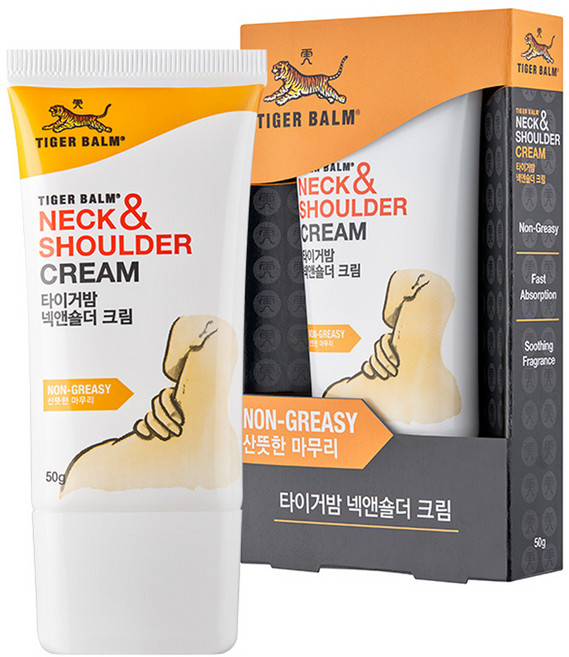 TIGER BALM 虎標 頸肩舒緩霜, 50g, 1個
