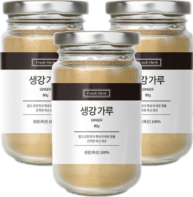 신선약초 생강가루, 80g, 3개