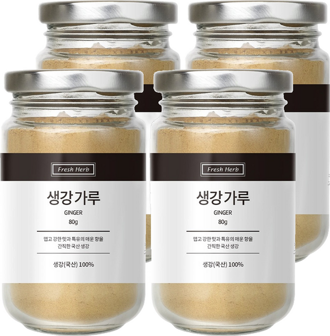 신선약초 생강가루, 80g, 4개