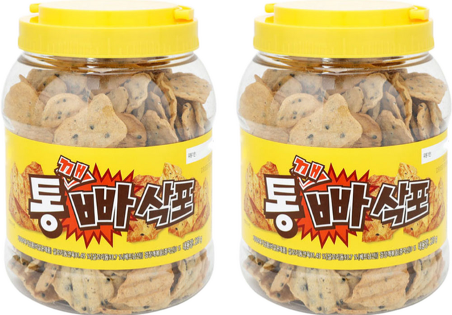 명성식품 통 깨 빠삭포, 220g, 2개