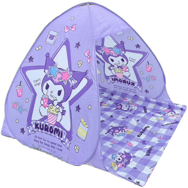 AKIRA 御衣坊 小星星速開帳蓬 透氣設計 攜帶便利, 紫色, 2~3人