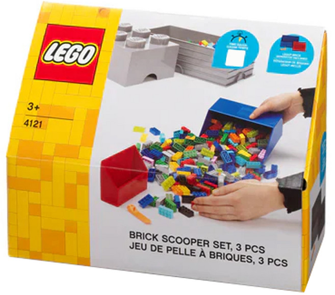 LEGO 鏟勺, 深灰 + 黑色, 1盒