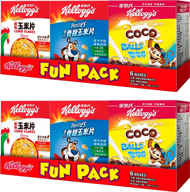 Kellogg's 家樂氏 麥片組合包, 170g, 2組