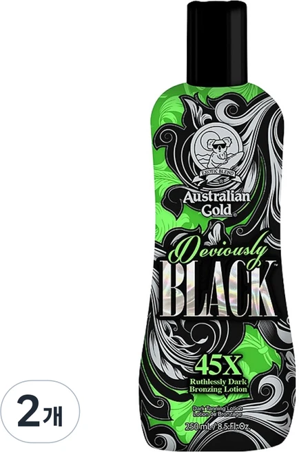 오스트레일리안골드 디비어슬리 브론즈 45X 다크 브론저 태닝로션, 250ml, 2개 - 쿠팡