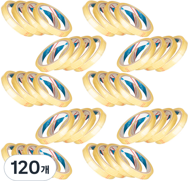 대박테이프 다용도 물레방아 리필테이프 12mm, 120개