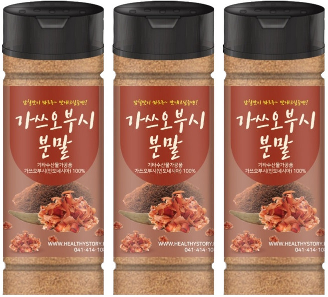 건강스토리 가쓰오부시 분말, 100g, 3개