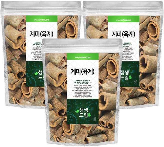 생생드림 계피 육계 베트남산, 600g, 3개